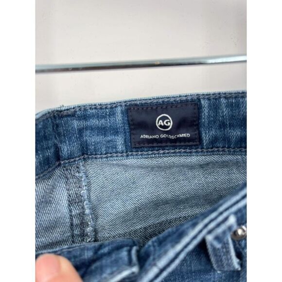AG Adriano Goldschmied Women's The Stilt Cigarette Leg Jeans Blue Denim Size 28R - Picture 6 of 13